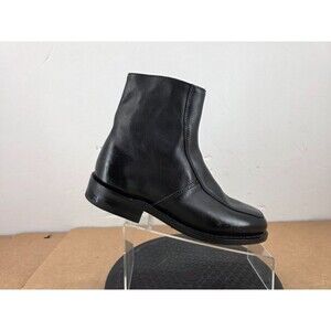 Executive Imperials  Mens  Mod Ankle Boots Black Leather Side Zip Sz 10 EEE